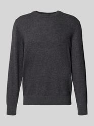 Regular fit pullover van katoenmix met scheerwol van Marc O'Polo - 43