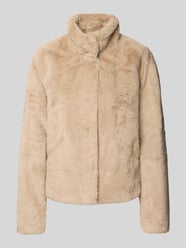 Regular fit jack in de look van imitatiebont, model 'NEWVIDA' van Only Beige - 7