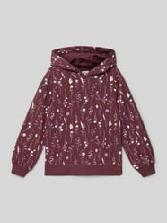 Regular fit hoodie van katoenmix van s.Oliver RED LABEL Bordeaux - 40