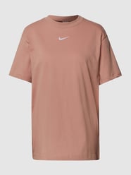 Loose Fit T-Shirt mit Logo-Stitching von Nike Pink - 24