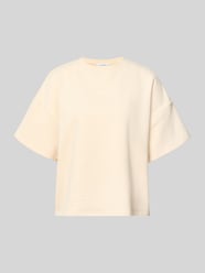 Sweatshirt mit 1/2-Arm Modell 'Karo' von OH APRIL Beige - 4