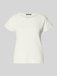 t-shirt z fakturowanym wzorem i okrągłym dekoltem od Betty Barclay - 33