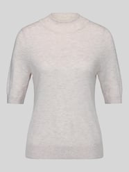 Pullover met mock neck van s.Oliver BLACK LABEL Beige - 43