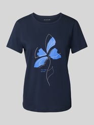 T-Shirt mit Frontprint von Tom Tailor Blau - 15