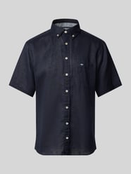 Regular fit linnen overhemd met Button-downkraag van Fynch-Hatton - 6