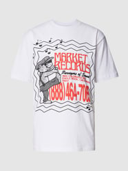 T-Shirt mit Motiv-Print Modell 'MARKET RECORDS' von MARKET Weiß - 2