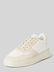 Ledersneaker mit Plateausohle von Copenhagen Beige - 3