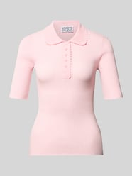Gebreid shirt met 1/2-mouw en polokraag van Jake*s Studio Woman - 40