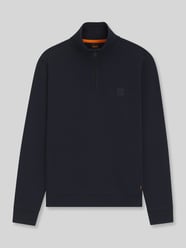 Regular Fit Troyer aus reiner Baumwolle Modell 'Zetrust' von BOSS Orange - 37