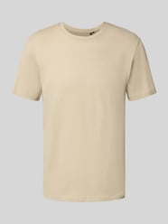 T-shirt z prążkowanym okrągłym dekoltem od Superdry - 28