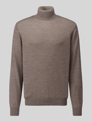 Regular Fit Rollkragenpullover aus reiner Wolle Modell 'MIKO' von Jake*s Studio Men - 2