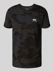 T-Shirt mit Label-Print von Alpha Industries - 3