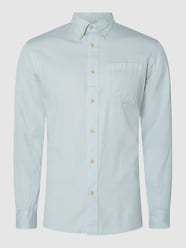 Regular fit vrijetijdsoverhemd van viscosemix, model 'Rick' van Selected Homme Blauw - 41