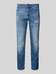 Jeansy o kroju straight fit z mieszanki bawełny model ‘DELAWARE BO’ od BOSS Orange - 4