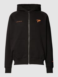 Sweatjacke mit Logo-Detail Modell 'BARONE' von Pegador Schwarz - 46