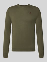 Slim Fit Strickpullover aus reiner Wolle Modell 'DAMAVAND' von Napapijri - 45