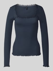 Slim fit shirt met lange mouwen van puur katoen, model 'XENA' van Only - 35