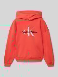 Bluza z kapturem z nadrukiem z logo od Calvin Klein Jeans - 17