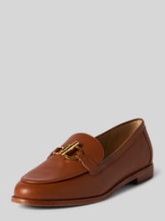 Loafers van echt leer met logo-applicatie model 'BLAIKE' van Lauren Ralph Lauren - 10