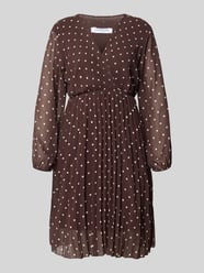 Tailliertes Blusenkleid mit Allover-Muster Modell 'Im44si' von ZABAIONE - 29