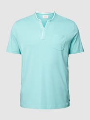 PLUS SIZE T-Shirt mit Brusttasche Modell 'Basic' von Tom Tailor Plus Mint - 17