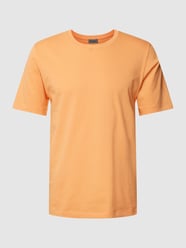 T-Shirt mit Rundhalsausschnitt Modell 'Living Shirt' von Hanro Orange - 3