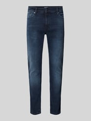 Slim Fit Jeans im 5-Pocket-Design Modell 'LOOM' von Only & Sons Schwarz - 26