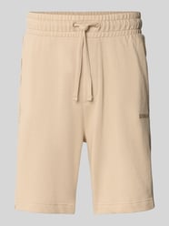 Shorts mit elastischem Bund Modell 'LIAM' von HUGO Beige - 6