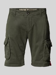Regular Fit Cargoshorts mit Label-Stitching Modell 'CREW SHORT' von Alpha Industries - 1