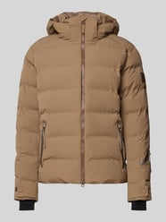 Gewatteerd jack met capuchon, model 'LUKA' van FIRE + ICE Beige - 34