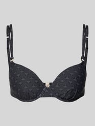 Góra bikini damska JOOP! Collection;Mieszanka materiałów z dodatkiem streczu;Dopasowany krój;Regulowane ramiączka;Fiszbina;Wyprofilowane miseczki;Zapięcie na haftkę od JOOP! COLLECTION - 23