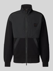 Jacke mit Zweiwege-Reißverschluss von BOSS Orange Schwarz - 35