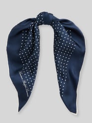 Chusta z czystego jedwabiu z napisem z logo od Lauren Ralph Lauren - 36