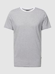 T-shirt met streepmotief, model 'Jermane Spring Stripe' van Matinique Wit - 7