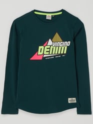 Shirt met lange mouwen van katoen, model 'Jastin' van VINGINO Groen - 26