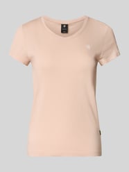 Slim Fit T-Shirt mit Label-Stitching Modell 'Eyben' von G-Star Raw Pink - 9
