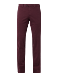 Slim Fit Chino aus Schurwollmischung mit Kaschmir-Anteil  von HILTL SENSE Bordeaux - 7