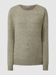 Pullover mit Alpaka-Anteil Modell 'Sandy' von Fransa Grün - 36