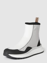 Soksneakers met contrastgarnering van Marc Cain Bags & Shoes Wit - 16