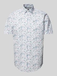 Regular Fit Business-Hemd mit 1/2-Arm von Christian Berg Men Weiß - 23