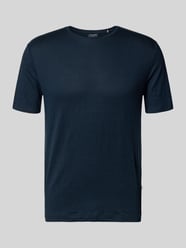 T-Shirt aus Leinen-Elasthan-Mix mit Rundhalsausschnitt von OLYMP Level 5 - 1