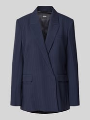 Relaxed Fit Longblazer mit Nadelstreifen von BOSS - 14