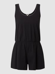 Playsuit aus Bio-Baumwolle  von edc By Esprit Grau / Schwarz - 2