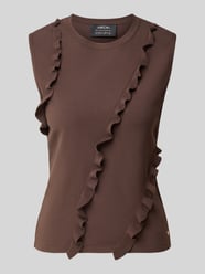 Top o kroju regular fit z mieszanki wiskozy od Marc Cain - 36