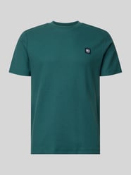 T-Shirt mit Label-Patch und Rundhalsausschnitt von LERROS - 8