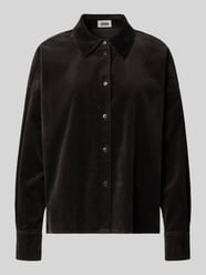 Overhemdblouse van corduroy, model 'CLOELIA' van Drykorn - 16