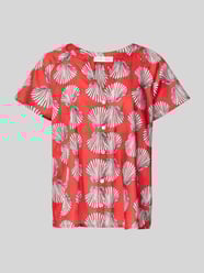 Regular fit blouse met V-hals van Christian Berg Woman - 13