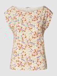 T-Shirt mit floralem Muster von Esprit Weiß - 2