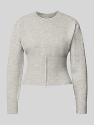 Sweter z dzianiny o kroju regular fit z dodatkiem wełny, model „SLOAN” od NOISY MAY® - 17