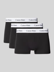 Trunks aus Viskose mit Label-Bund im 3er-Pack von Calvin Klein Underwear Schwarz - 26